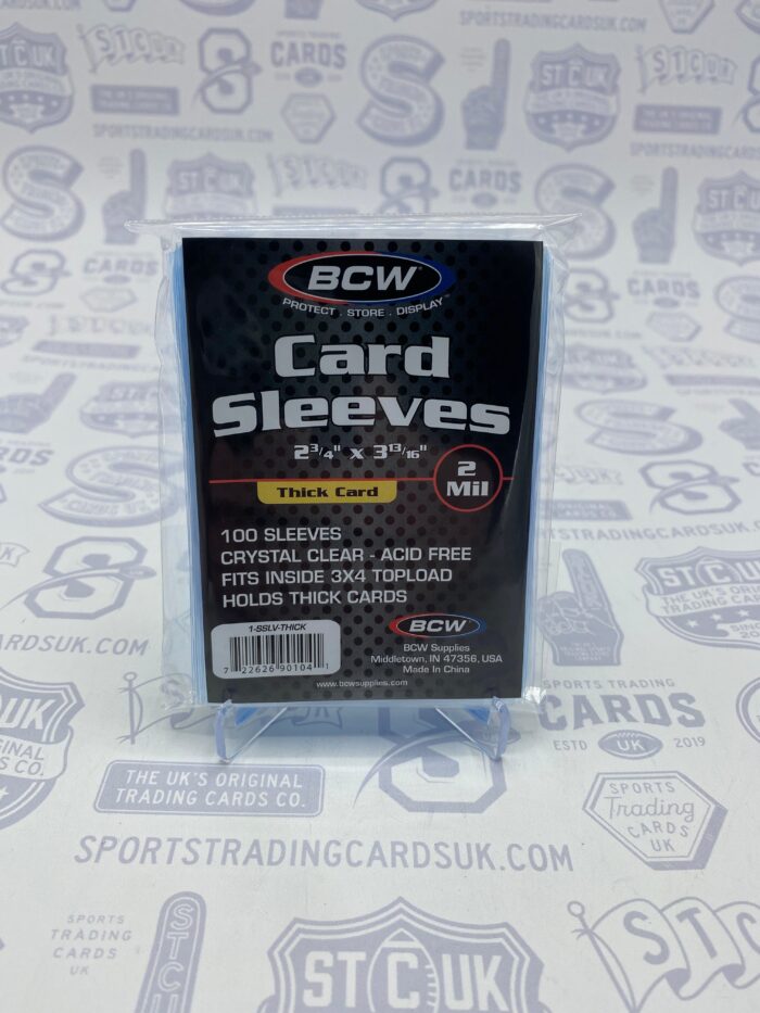 BCW Thick Card Sleeves (100 Count Pack)