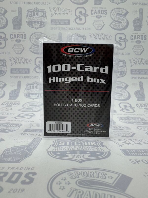 BCW Hinged Trading Card Box - 100 Count