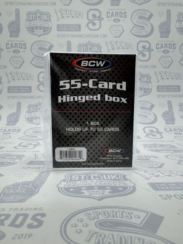 BCW Hinged Trading Card Box - 55 Count
