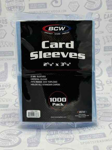 BCW Standard Card Sleeves - 1000 Pack