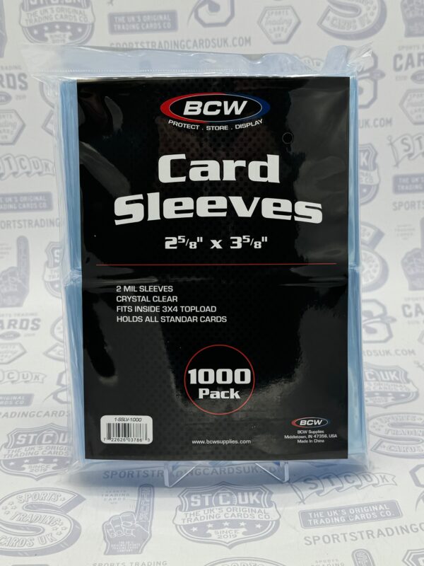 BCW Standard Card Sleeves - 1000 Pack