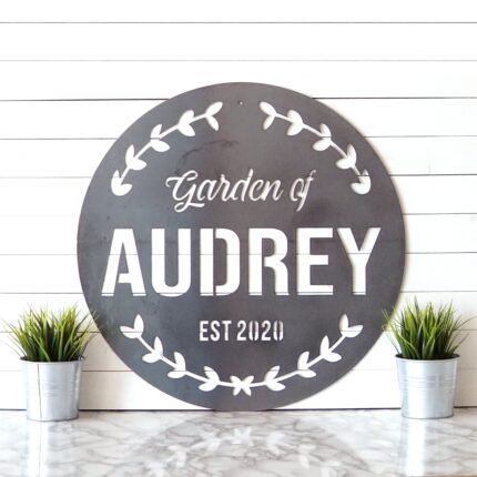 Personalized Garden Sign | Custom Garden Sign | Garden Plaque | Metal Garden Sign | Outdoor Sign | She Shed | Gift For Mom | Gifts For Her