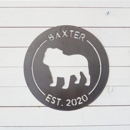 Custom Dog Sign | Dog Breed Sign | Personalized Dog Sign | Metal Dog Sign | Gifts For Dog Owners | Gifts For Dog Lovers | Custom Dog Gifts